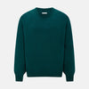 Moss Green Cashmere Round Neck Jumper