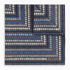 Ash Dots and Floral Tile Double-Sided Silk Pocket Square