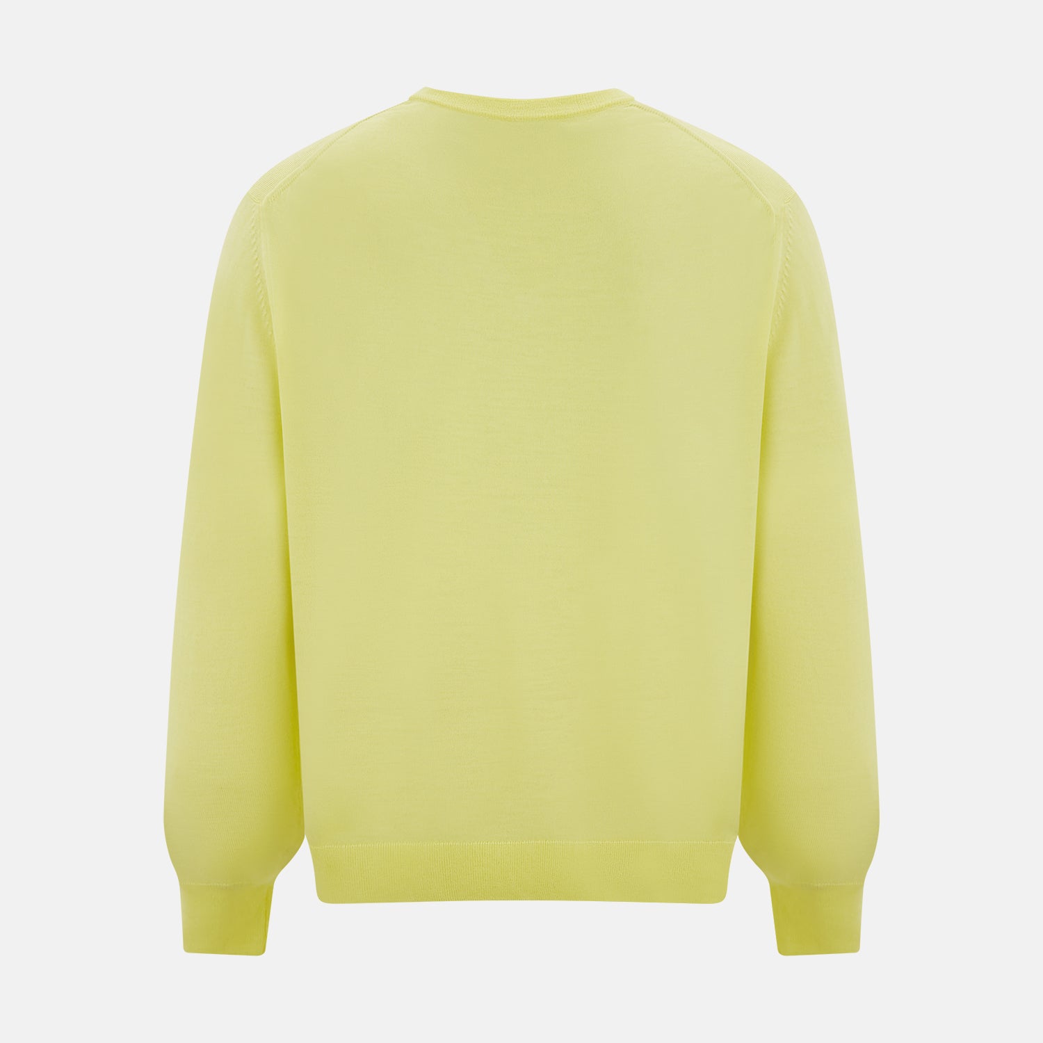 Bright Yellow Cashmere V-neck Jumper