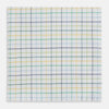 Yellow Multi Double Grid Check Hand-Rolled Handkerchief