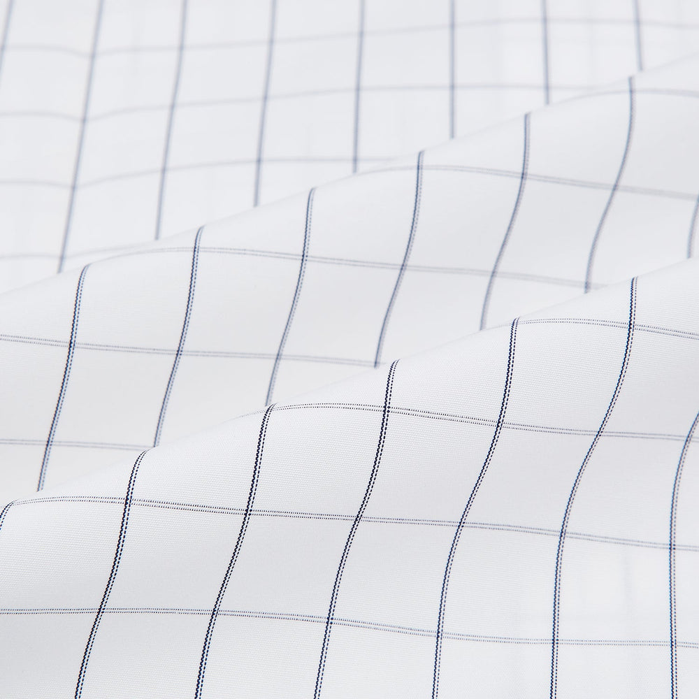Navy Blue  Hairline Multi Stripe Mayfair Shirt