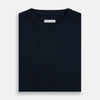 Navy Cashmere Round Neck Jumper