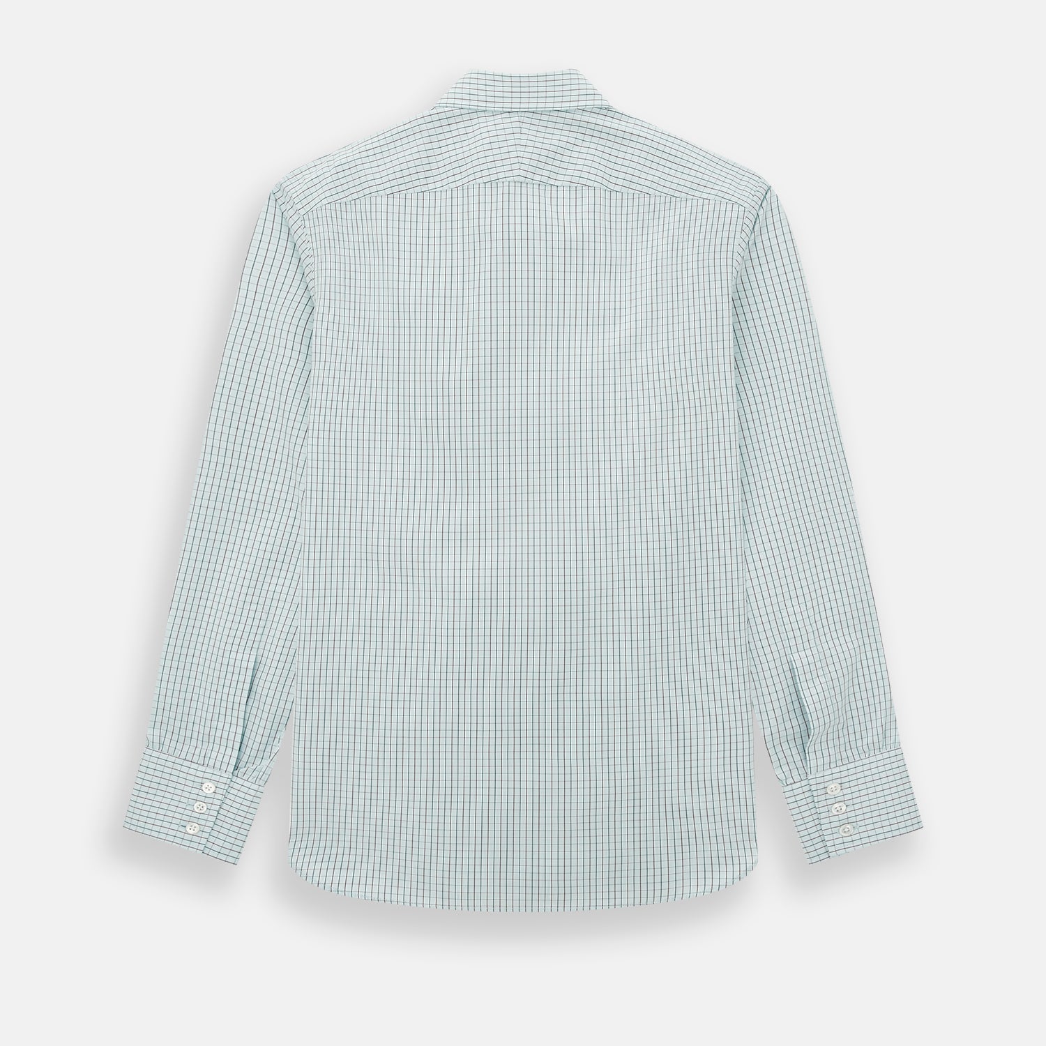 Forest Melange and Red Overlay Grid Check Westminster Shirt