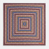 Orange Dots and Floral Tile Double-Sided Silk Pocket Square