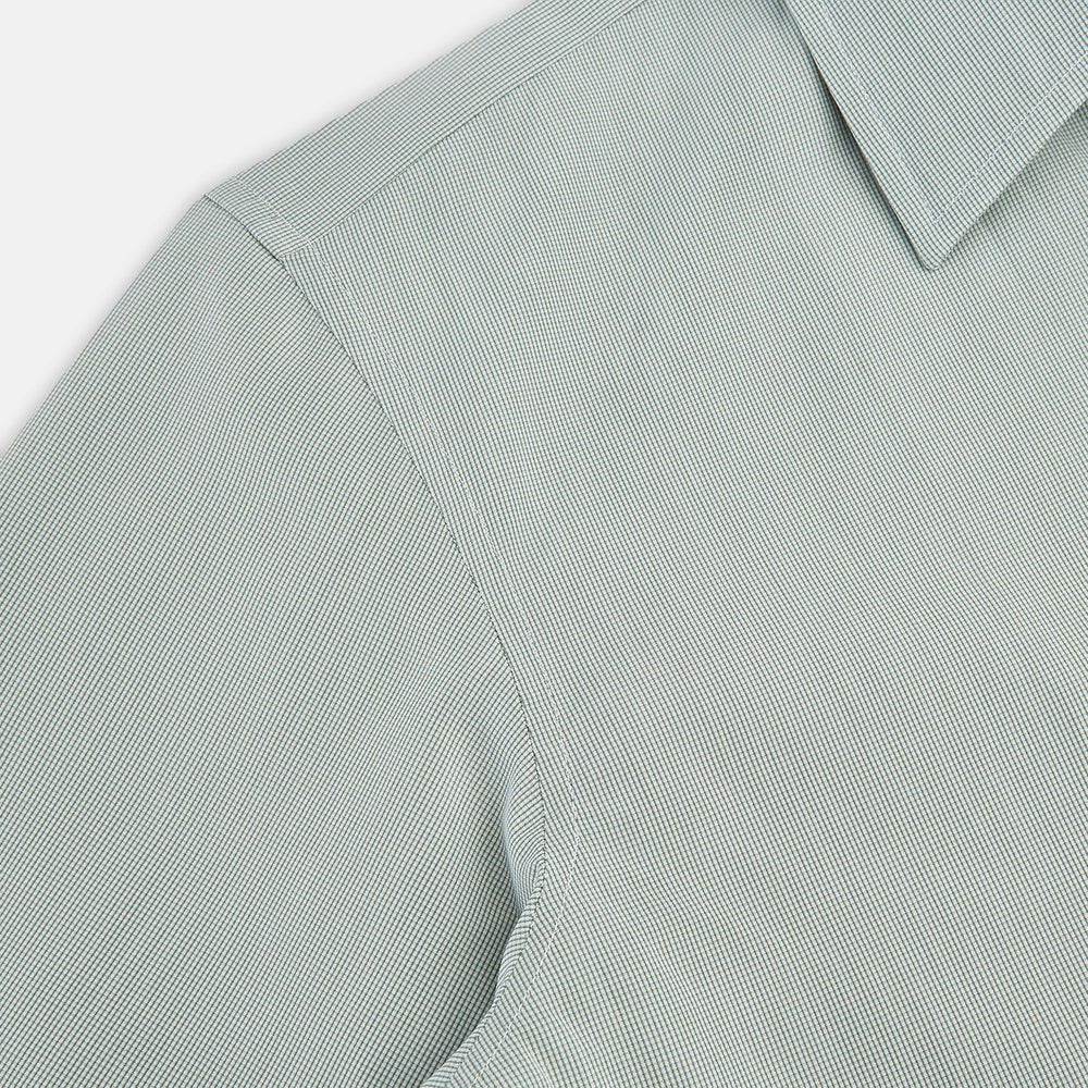 Dark Green Micro Graph Check Westminster Shirt