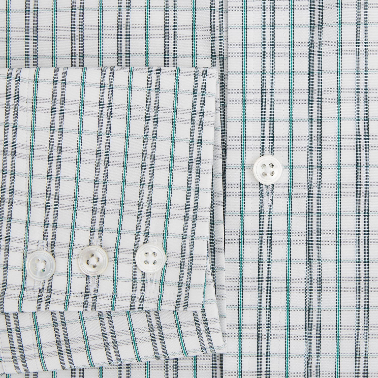 Sage Green Multi Check Mayfair Shirt