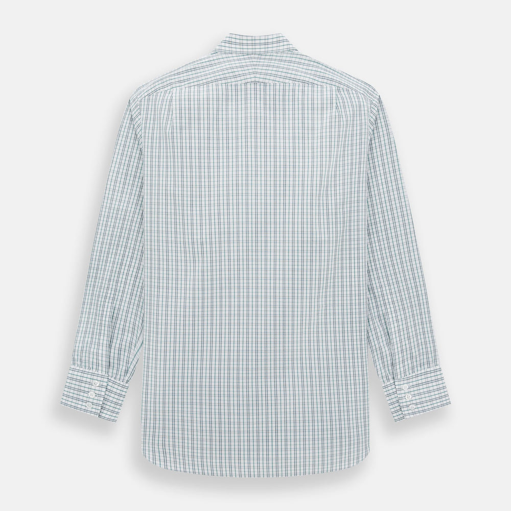 Sage Green Multi Check Mayfair Shirt