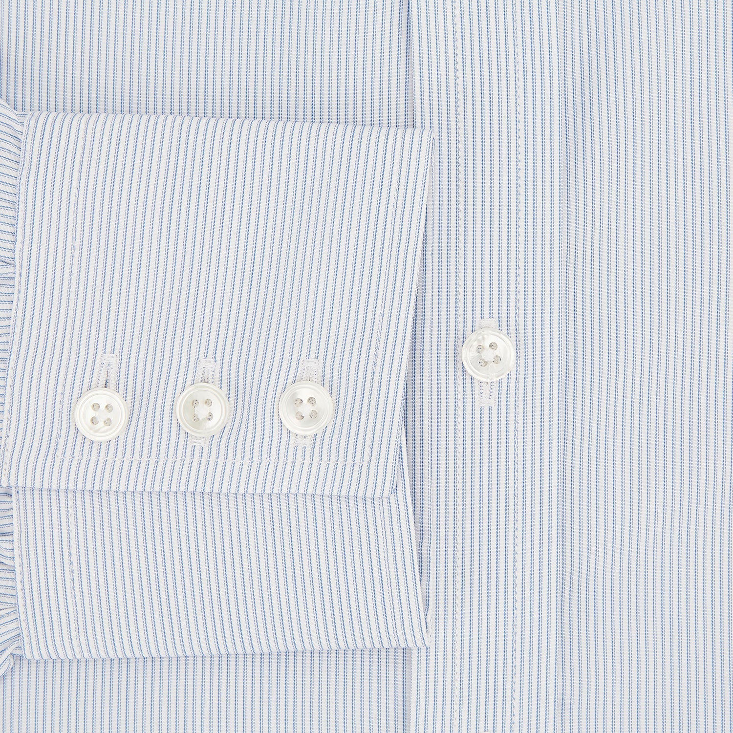 Sky Blue Hairline Multi Stripe Mayfair Shirt