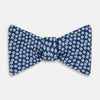 Azzuro Flower Patterned Silk Bow Tie