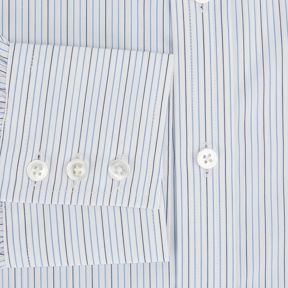 Navy and Blue Pinstripe Mayfair Shirt