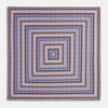 Lilac Dots and Floral Tile Double-Sided Silk Pocket Square