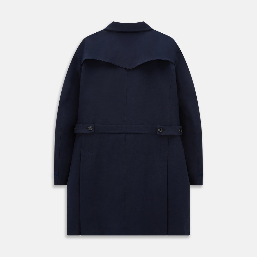 Navy John Arthur Trench Coat