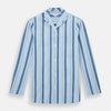 Blue Baiadera Stripe Pyjama Shirt