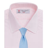 Pink Cotton Shirt with T&A Collar and Double Cuffs