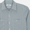 Green Graph Overlay Micro Check Piccadilly Shirt