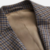 Brown & Blue Check Merino Barrington Blazer