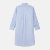 Blue Piped Sea Island Quality Cotton Nightshirt