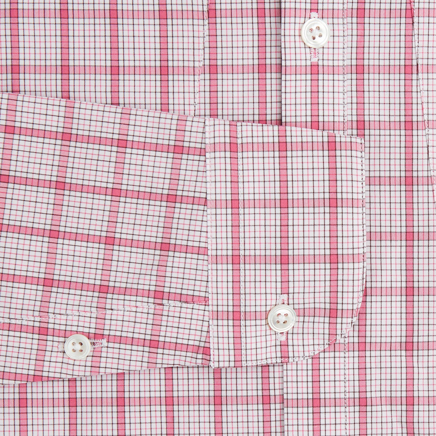 Pink Graph Overlay Check Piccadilly Shirt