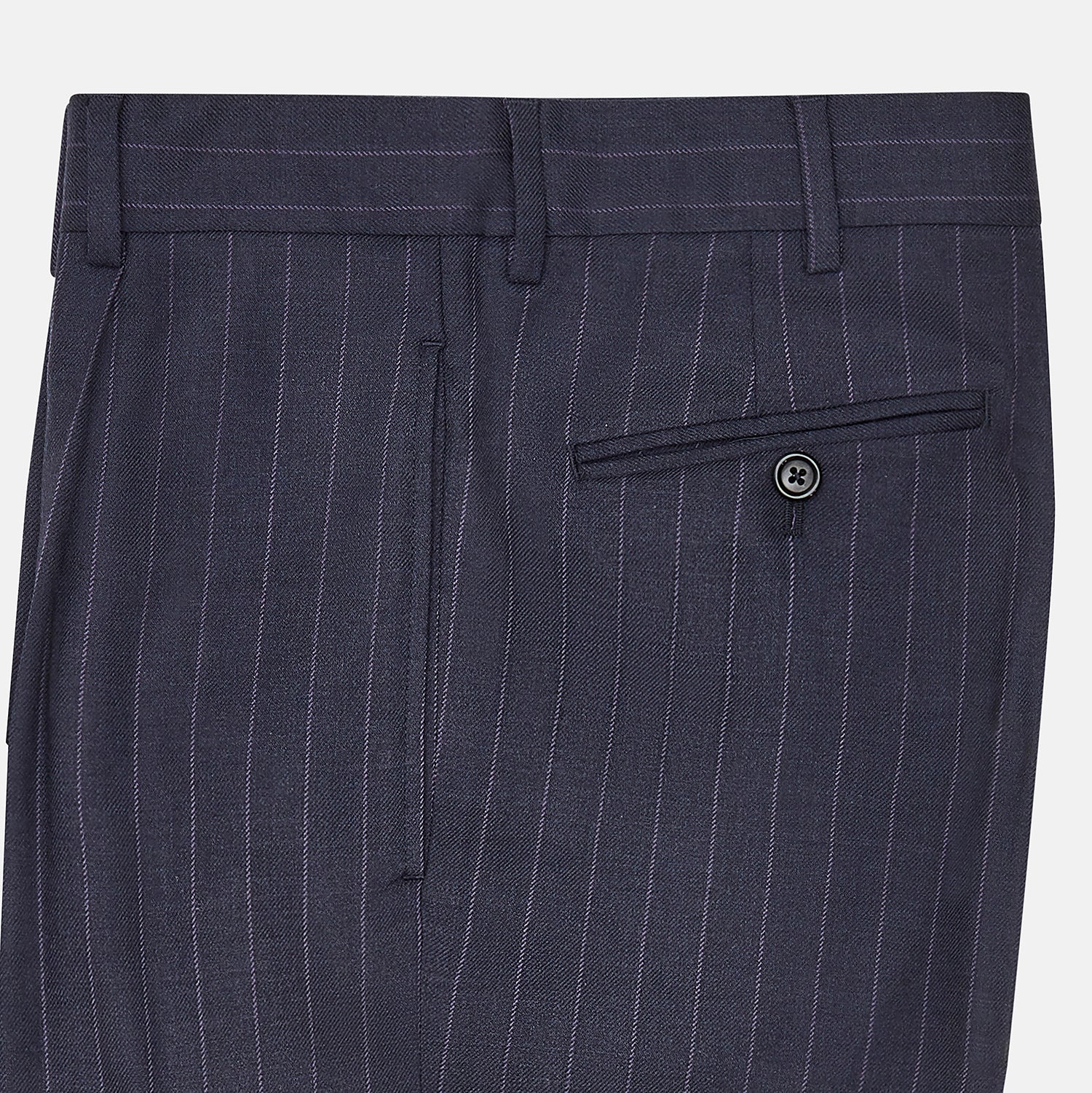 Navy Pinstripe Arthur Trousers