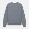 Flannel Grey Crew Neck Cashmere Jumper