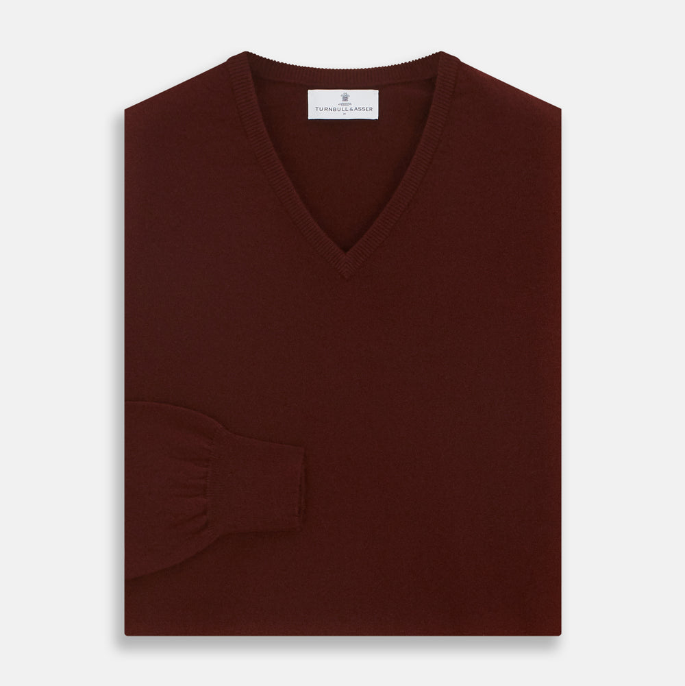 Port Cashmere V-Neck Jumper