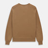 Natural V-Neck Cashmere Jumper