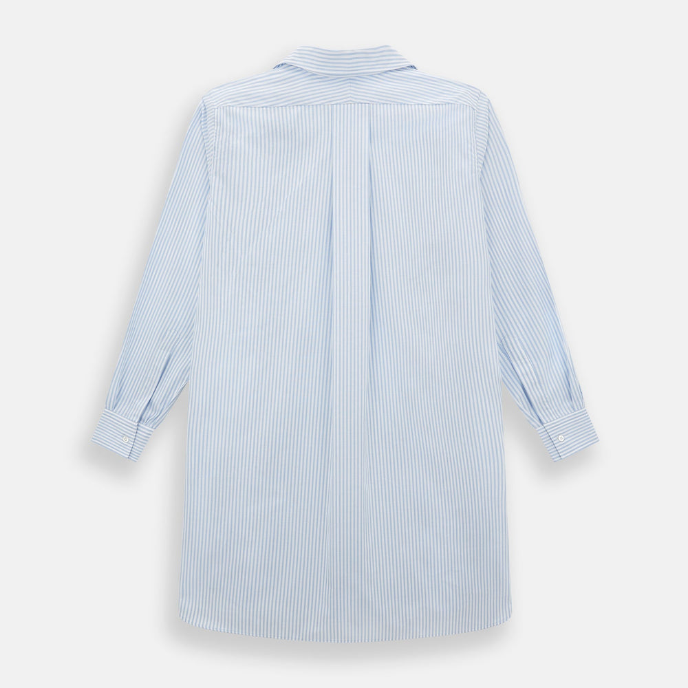 Pale Blue Bengal Stripe Nightshirt