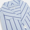 Blue Track Stripe Pyjama Shirt