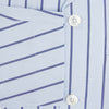 Blue Track Stripe Pyjama Shirt