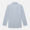 Blue Shadow Pinstripe Pyjama Shirt