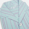 Green and Blue Shadow Pinstripe Pyjama Shirt