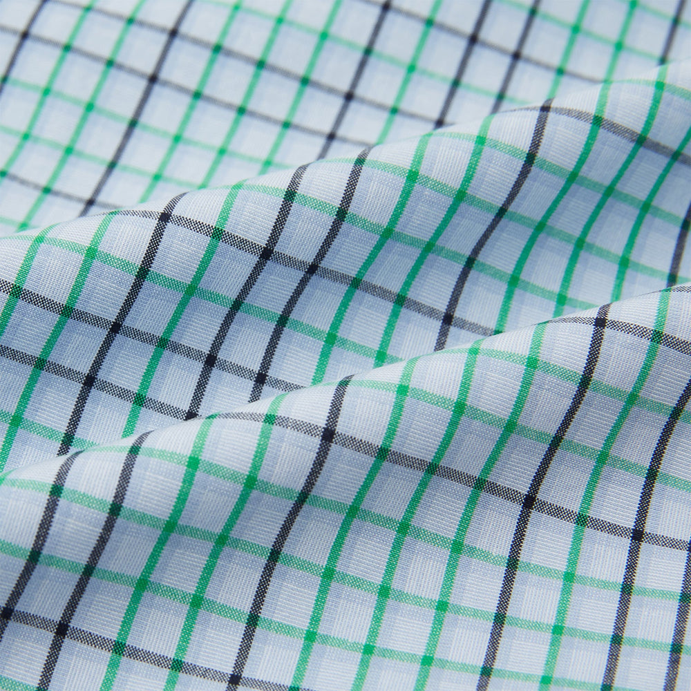 Green and Blue Shadow Check Pyjama Trousers