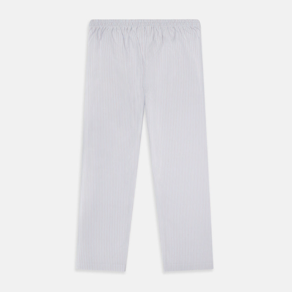 Red Multi Pinstripe Pyjama Trousers