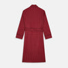 Burgundy Spot Silk Gown