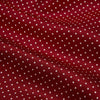 Burgundy Spot Silk Gown