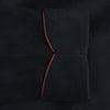 Navy and Red Piped Cashmere Gown