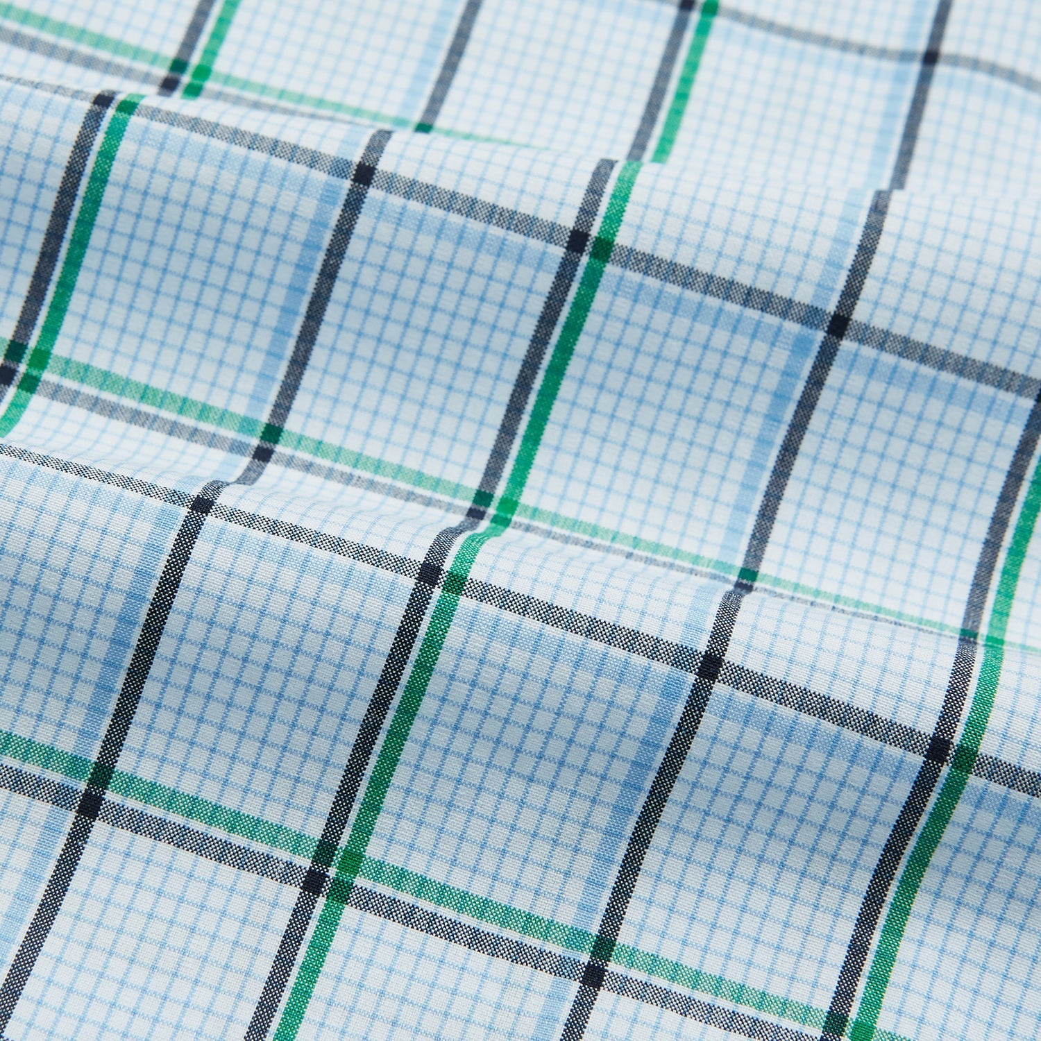 Blue and Green Tattersall Check Pyjama Trousers