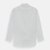 Tailored Fit Plain White Cotton Shirt with Kent Collar and 3-Button Cuffs