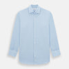 Tailored Fit Blue Cotton Cashmere Belgravia Shirt