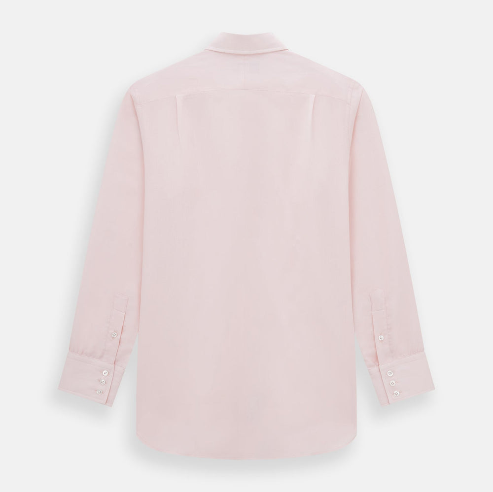 Tailored Fit Pale Pink Cotton Cashmere Belgravia Shirt