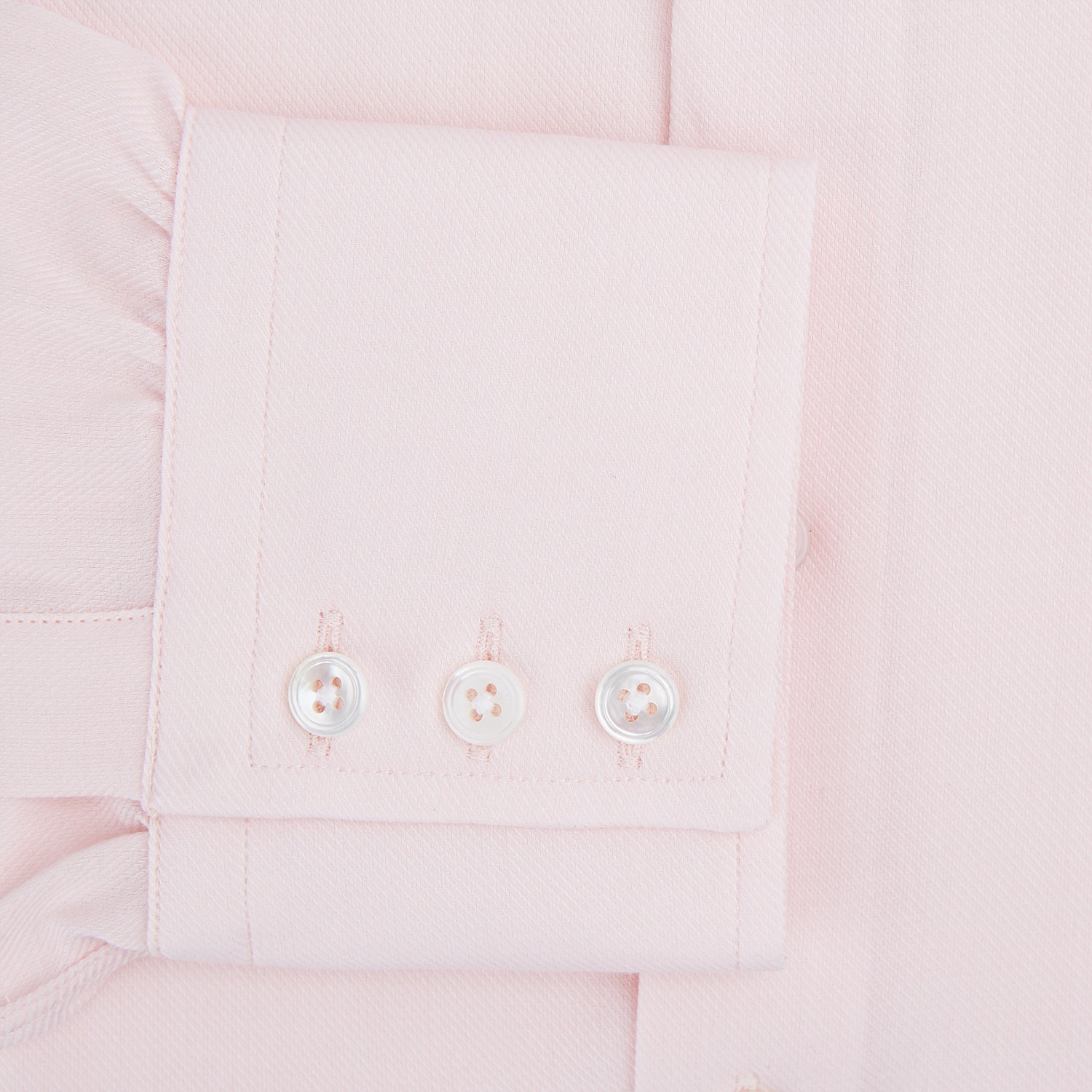 Tailored Fit Pale Pink Cotton Cashmere Belgravia Shirt