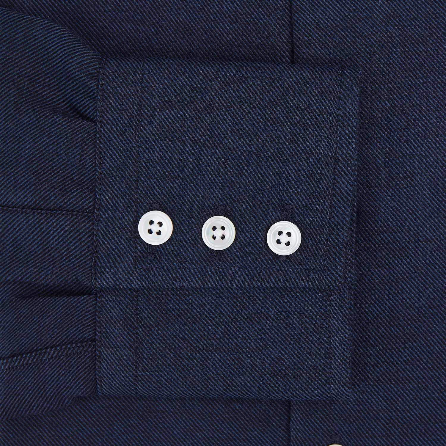 Tailored Fit Navy Cotton Cashmere Belgravia Shirt
