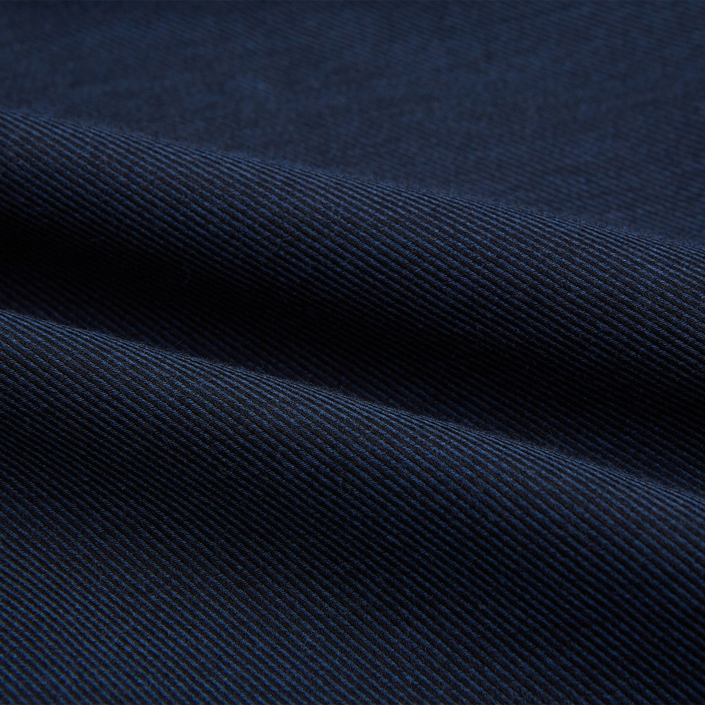 Tailored Fit Navy Cotton Cashmere Belgravia Shirt