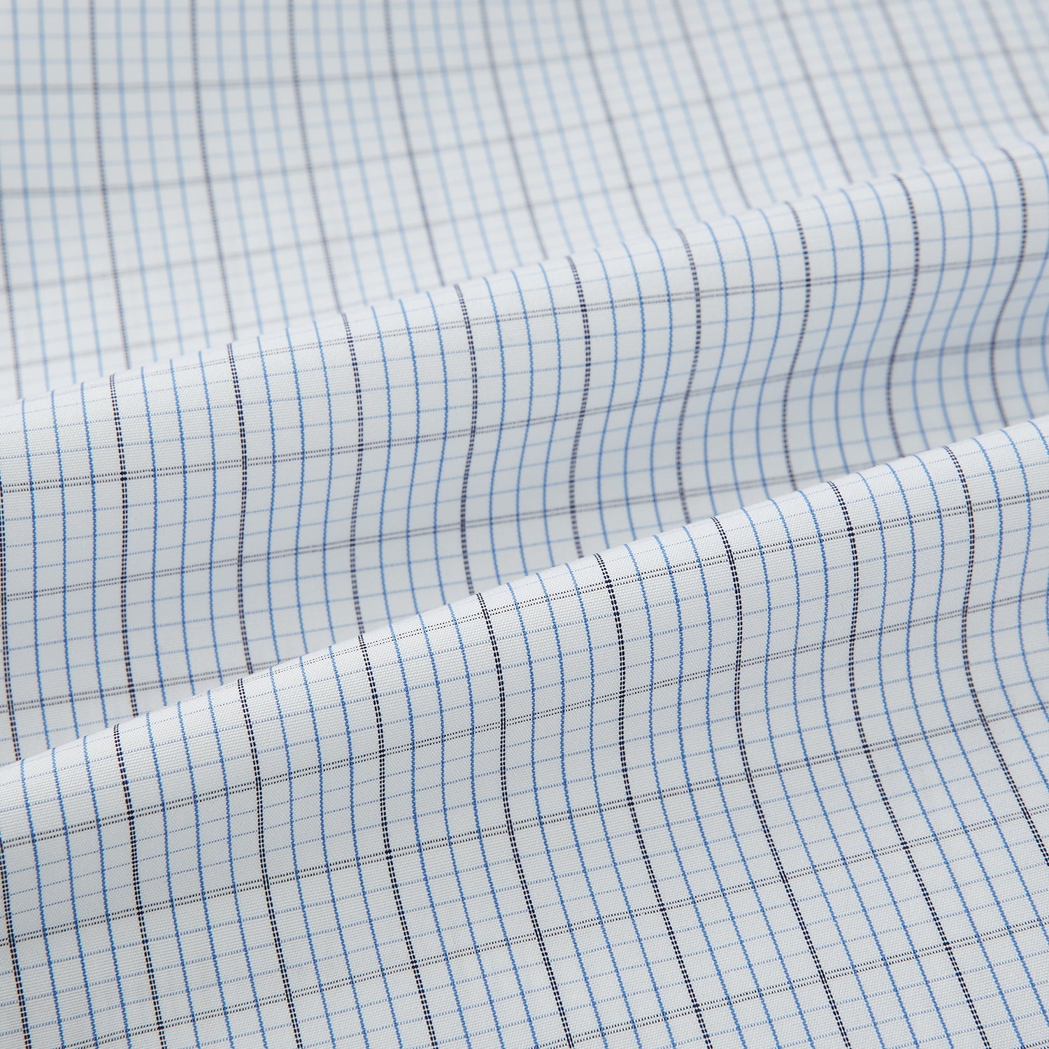 Navy and Blue Multi Grid Check Mayfair Shirt