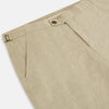 Taupe Linen Henry Trousers