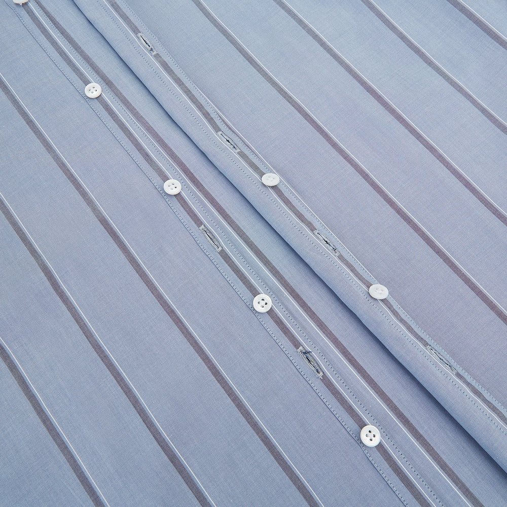 Steel Blue Track Stripe Westminster Shirt