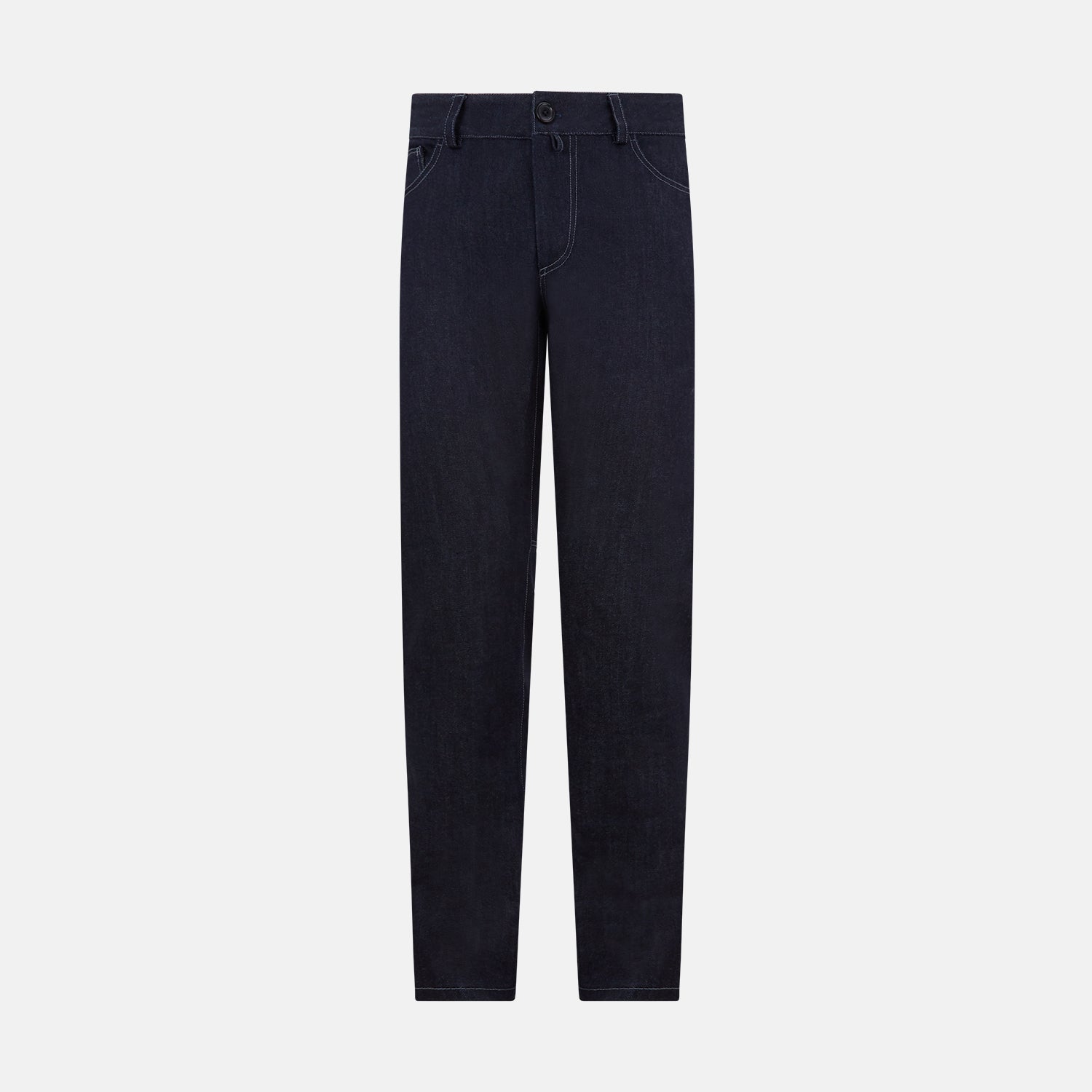 Navy Denim Trousers