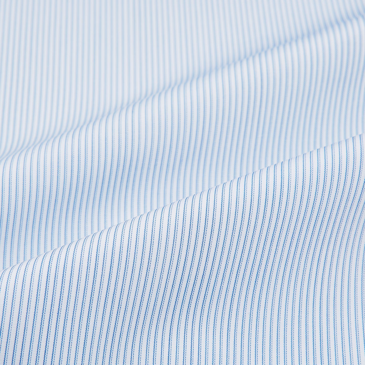 Sky Blue Hairline Multi Stripe Shirt with Constrast T&A Collar and Cuffs