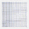 Hand Rolled Blue Grid Check Handkerchief