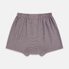 Burgundy Houndstooth Godfrey Boxer Shorts